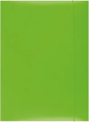 Image de Chemises en papier avec élastique A4, vert