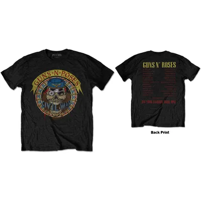 Produktbild von Guns N' Roses Skull Circle Black L T-Shirt