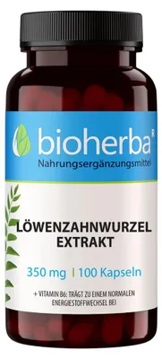Obrázek produktu pro Extrakt z kořene pampelišky 350 mg – 100 kapslí – Bioherba