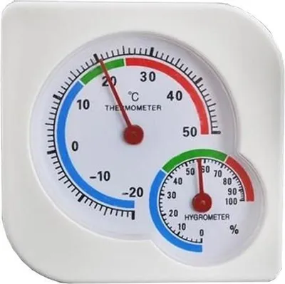 Zdjęcie produktu dla CHPN - Termometr - Higrometr - Analogowy - Miernik wilgotności - Pomiar temperatury - Temperatury