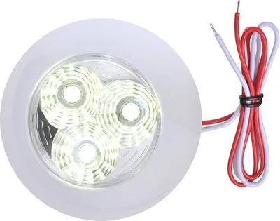 Produktbild von Deckenleuchte / Aufbauleuchte 3-LEDs 12V 290lm ø95x25mm