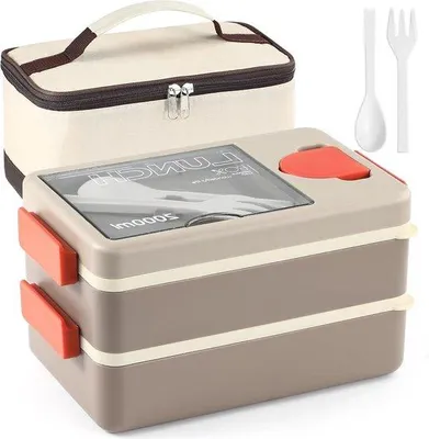 Produktbild von Kinderlunchbox mit Fachern und Besteck