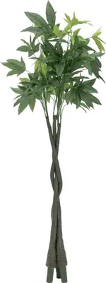 Produktbild von artplants.de Unechte Pachira JAKINTZA, Kunststämme, 160 cm - Künstliche Zimmerpflanze