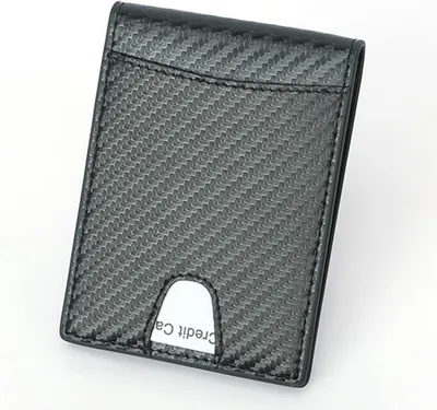 Immagine prodotto di INF Custodia per carte di credito con protezione RFID Nero