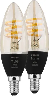 Produktbild von Hue White Ambiance Filament E14 Krone 350 lm 2er-Pack