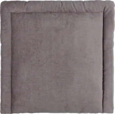 Produktbild von KraftKids Wickelauflage Cord Breitcord Grau 75x70 cm (BxT)