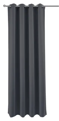 Produktbild von Verdunkelungsvorhang Ösen anthrazit Vorhang blickdicht Gardine B/H 140x245 cm uni