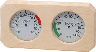 Obrázek produktu pro SAUFLEX Teploměr a vlhkoměr do sauny V-T025
