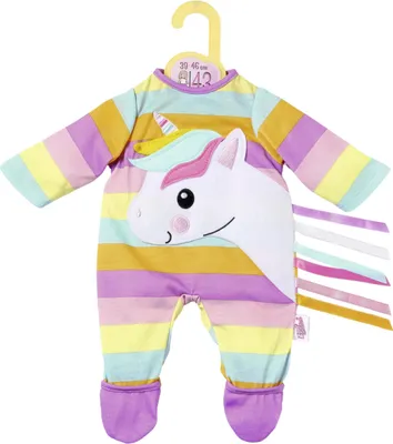 Produktbild von Dolly Moda Einhorn Strampler 39-46cm