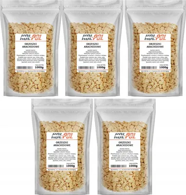 Zdjęcie produktu dla ORZECHY ZIEMNE 5kg Arachidowe prażone Bez soli orzeszki jakość Kol-Pol