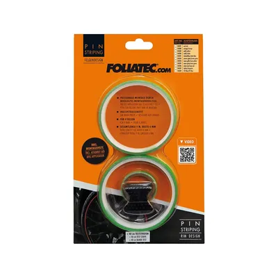 Immagine prodotto di Foliatec FT34393 Set di 4 nastri per cerchioni auto verdi da 6 mm adesivi per bordi di cerchioni 4x 215cm