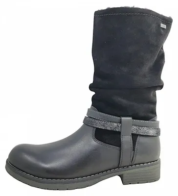Produktbild von Lurchi Lia Kinderschuhe Mädchen Reißverschluss Stiefel Schwarz Freizeit