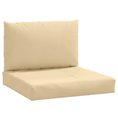 Immagine prodotto di Cuscini per Pallet 2 pz Beige Mélange in Tessuto