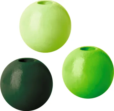 Produktbild von KNORR prandell 216012808 Holzperlen-Mix Ø 8 mm maigrün