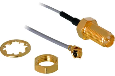 Produktbild von Delock Antennenkabel - RP-SMA (M) zu I-PEX (M)