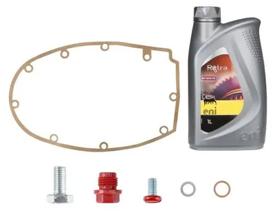Obrázok produktu pre Olejové skrutky + tesnenie krytu spojky + olej SAE80 pre Zündapp M 25 50 Bergsteiger typ 434