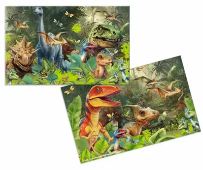 Image de HERMA  19743 HERMA Schreibunterlage "Dino World", (B)550 x (H)350 mm
