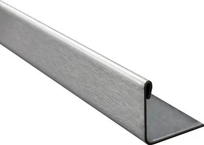 Produktbild von L-Profil Edelstahlschiene Profil Fliesenschiene Edelstahl V2A L250cm 17,5mm gebürstet