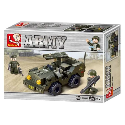 Produktbild von Klocki SLUBAN Armee Jeep 102 el. M38-B5800