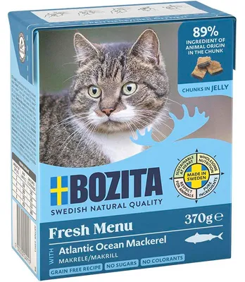 Immagine prodotto di Bozita 370gx6 bocconcini in gelatina con sgombro