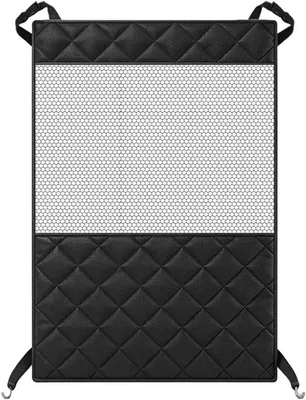 Productafbeelding van Hondenautobarrière - Hondenhek Auto - Veilig Reizen - Universeel Pasvorm - 79x46 cm - Zwart