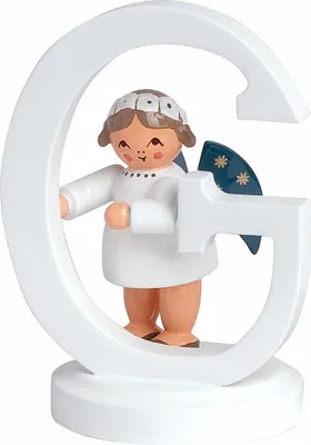 Imagen del producto de Letra "G" de madera (7 cm) de la marca KWO