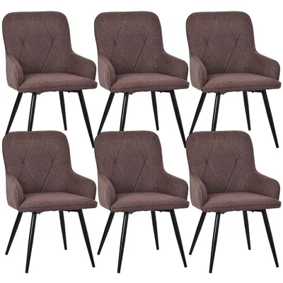 Image de Chaises de salle à manger HOMAVO (lot de 6) | Chaises de salle à manger, chaise de bureau, tabouret, chaise de bureau