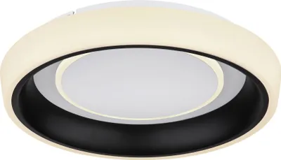 Image de Globo Lighting Plafonnier métal noir mat, LED