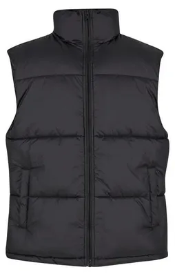 Image de Urban Classics - Gilet matelassé basique pour hommes, couleur noire, taille L