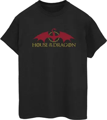 Produktbild von Game Of Thrones: House Of The Dragon - T-Shirt für Damen BI26029 (XL) (Schwarz)