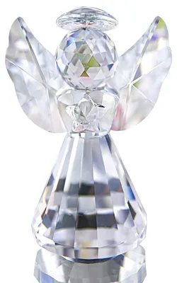 Image de Solidchoice - Figurine d'ange en cristal, fabriquée à la main, idéale comme décoration