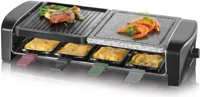 Image de Severin RG 9645 Raclette- Party grill 8 poêlons, 1400 watts