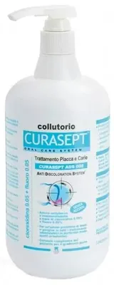 Produktbild von Mundspülung, Curasept, ADS 905, Chlorhexidin 0,05%, Schutz vor gereiztem Zahnfleisch, mit Fluorid, 900ml
