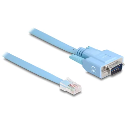 Produktbild von DELOCK Adapter RS-232 DB9 Stecker zu 1 x Seriell RS-232 RJ45