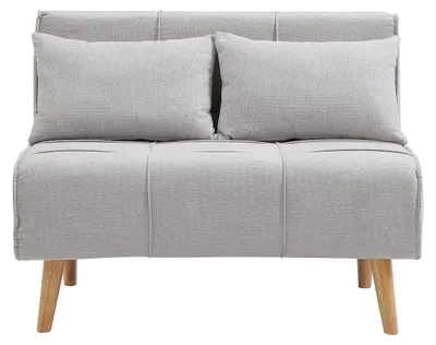 Produktbild von Schlafsessel - 110 cm - Stoff - Hellgrau - CHILA