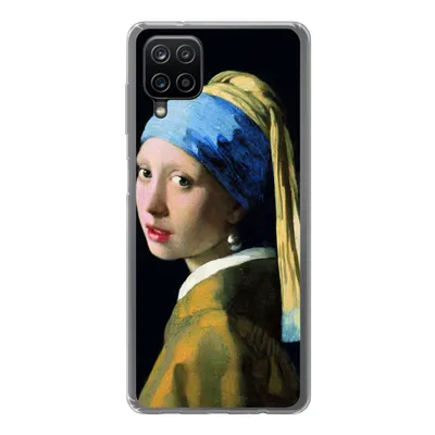 Produktbild von MuchoWow® Handyhülle Schutzhülle Hülle für Samsung Galaxy A12 Das Mädchen mit dem Perlenohrring - Johannes Vermeer Silikon Softcase Handy Hülle - Bild