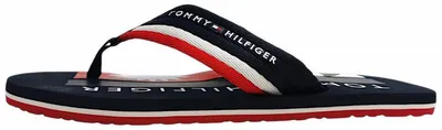 Produktbild von Tommy Hilfiger Beach Sandal Sportschuhe Herren Badeschuhe Blau Freizeit