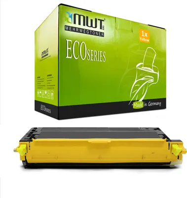 Produktbild von 1 Mehrwegtoner kompatible Lasertoner ersetzt Dell 593-10173 NF556 Yellow