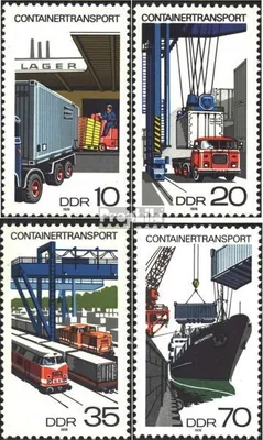 Produktbild von Briefmarken DDR 1978 Mi 2326-2329 (kompl.Ausg.) FDC Containertransport
