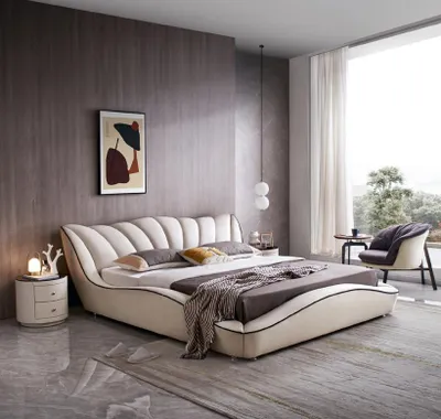 Produktbild von Design Bett Doppel Luxus Modernes Hotel Betten Schlaf Zimmer
