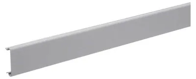 Produktbild von Hager B4004027030, Kabelrinnenabdeckung, Grau, PVC, 40 mm, 2000 mm