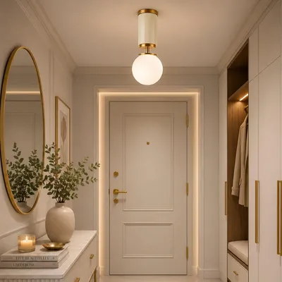 Produktbild von Opviq, Hochwertige Pendelleuchte Beige, Ø15 cm, E27, IP20, Modern, 100% Metall & Glas