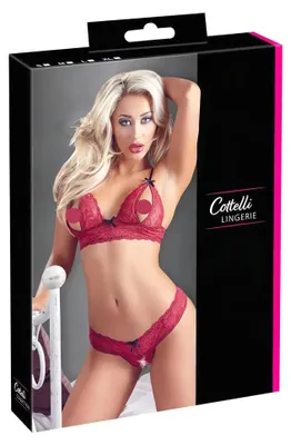 Productafbeelding van Cottelli Collection - BH-set, kleur: rood, maat: S