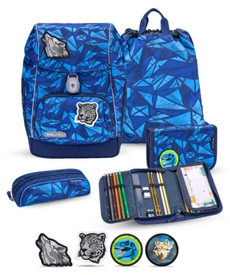 Produktbild von Belmil Premium Comfy Plus Schulranzenset 5-teilig - Glacier Blue