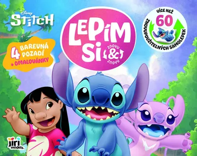 Productafbeelding van Ik plak mijn schrift steeds opnieuw vol met Lilo & Stitch-stickers en kleurplaten