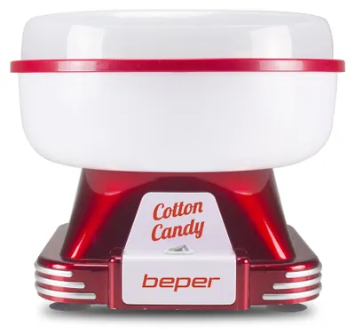 Suikerspinmaschine mit Spritzschutz, 500 W, für Kinder, inkl. Löffel