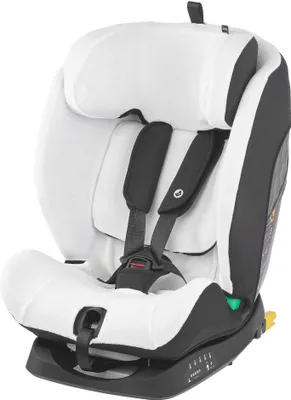 Immagine prodotto di Copertina estiva Maxi-Cosi in Cotonelogico per Titan i-Size, copriseggiolino per bambini, materiale traspirante e assorbiumidità, bianco naturale