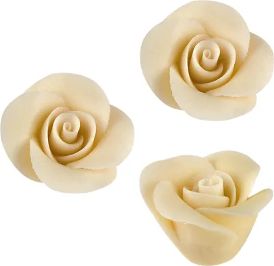 Produktbild von Günthart 24 Rosen weiß, klein aus Marzipan