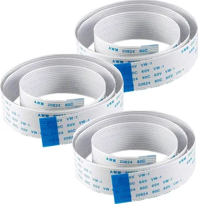 Produktbild von AZ-Delivery Weiteres Zubehör 50 cm Ersatz Flexkabel für Raspberry Pi Kamera/Display, 3x Flexkabel