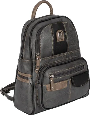 Produktbild von Cityrucksack Damenrucksack Tagesrucksack Stadt Rucksack Bagpack GRAU-TAN (15130)
